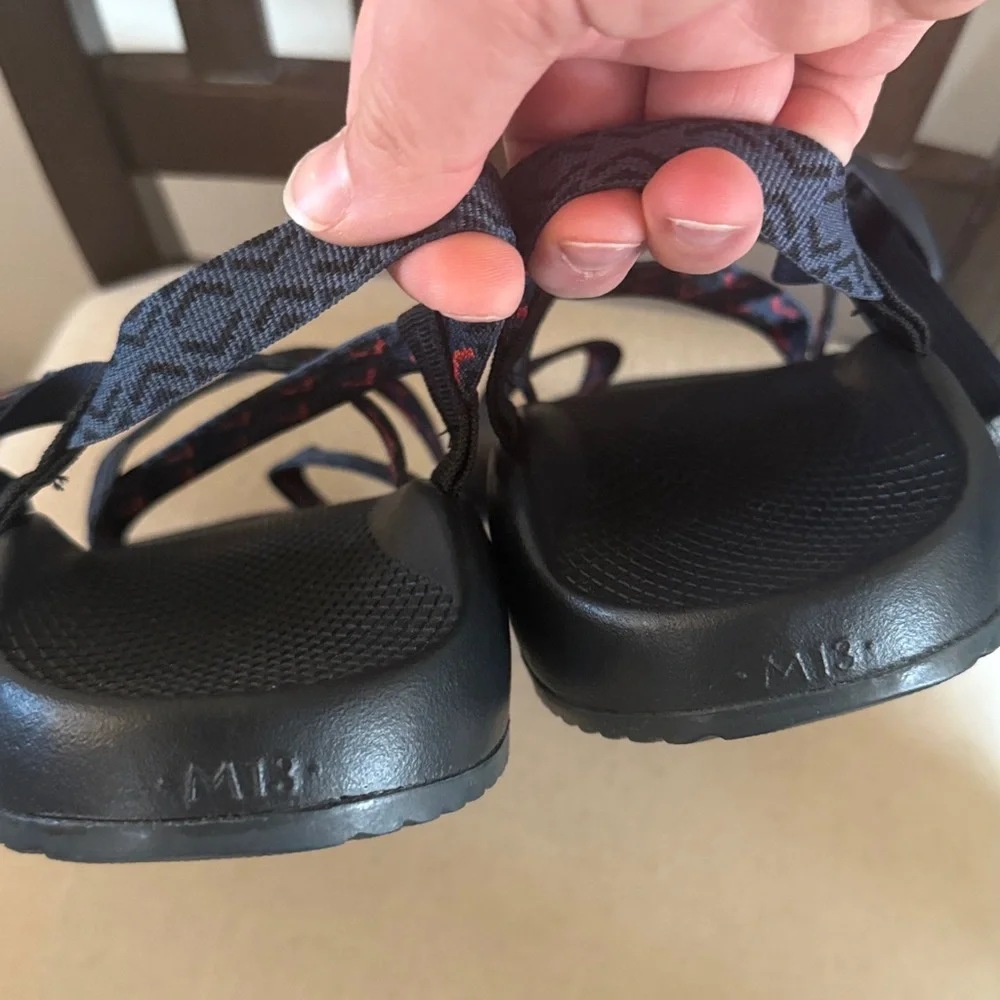 Chaco Men’s Z2 Classic Adjustable Strap Sandals Navy Blue Black Size 13